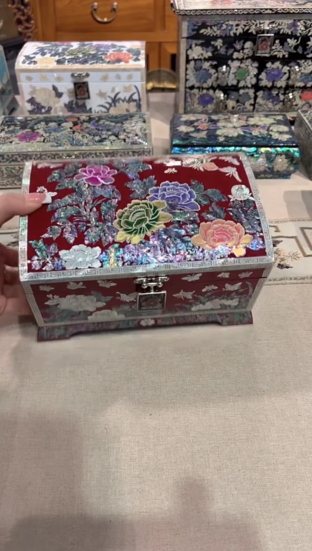 【闪购商品】按扣扇贝底·弘贝雅螺钿漆器文化馆