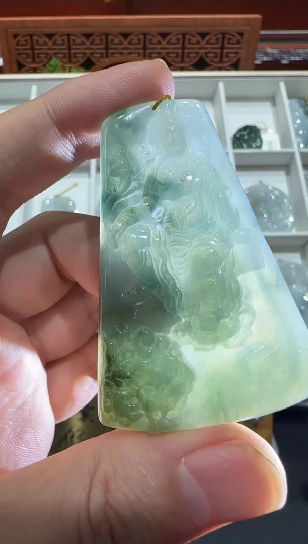未镶嵌挂件翡翠A货翡翠多样性孤品
