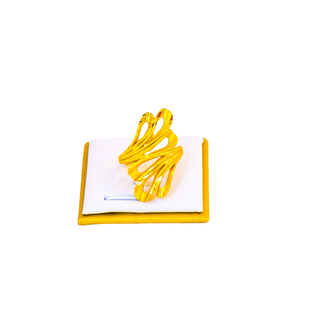 铜合金戒指 复古银戒手工尾戒女士民族风金色精美可调节指环百搭