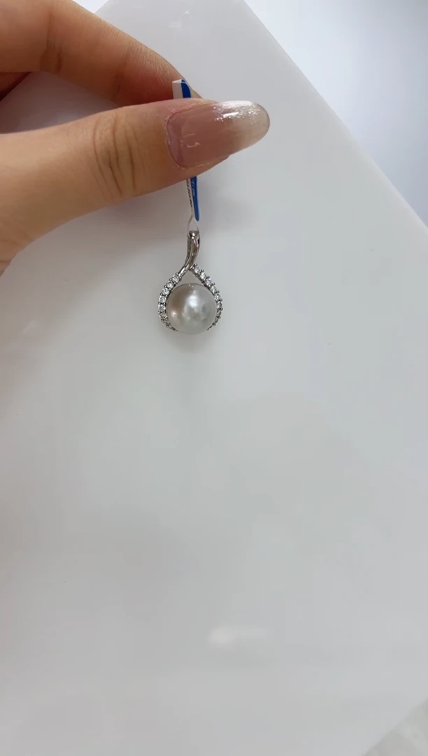 【闪购商品】海水珍珠DA银S925镶嵌吊坠 V2614