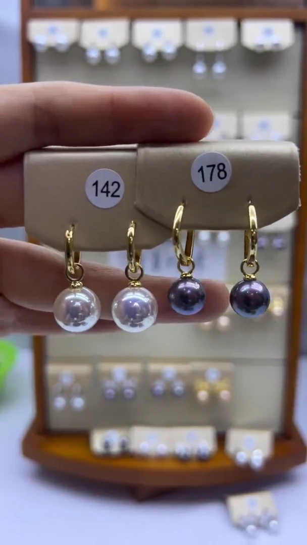 未镶嵌耳饰淡水珍珠142+178