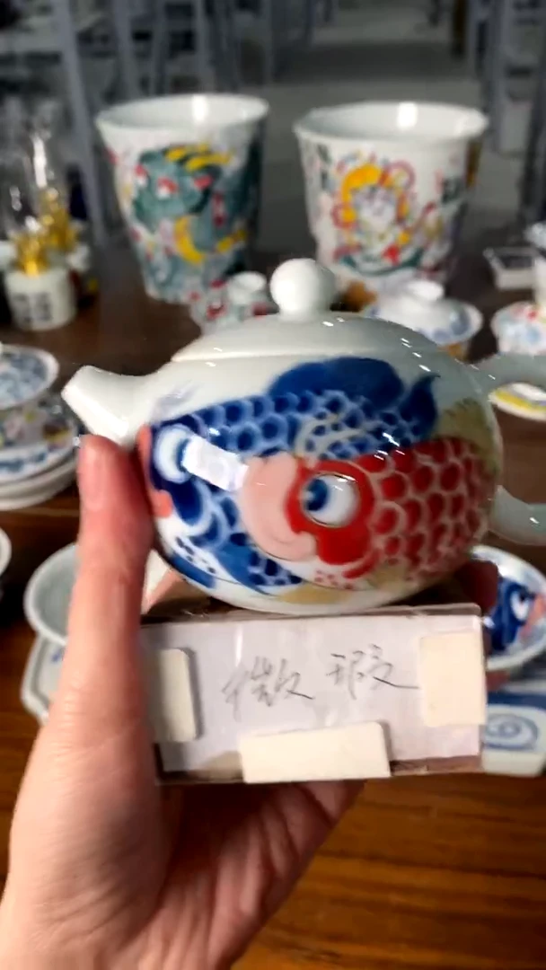 【闪购商品】龙鱼西施壶昨明陶瓷（微瑕）