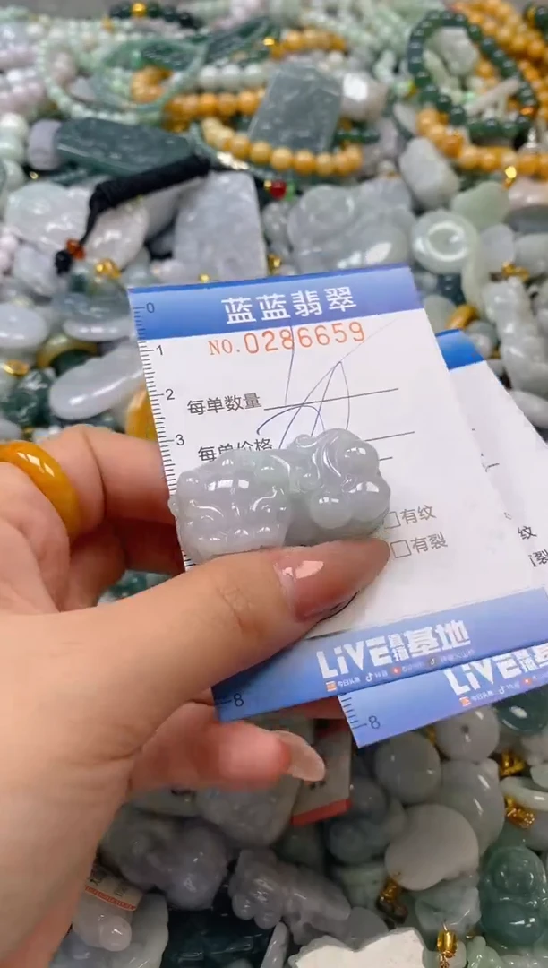 翡翠未镶嵌颈饰闪购0286659