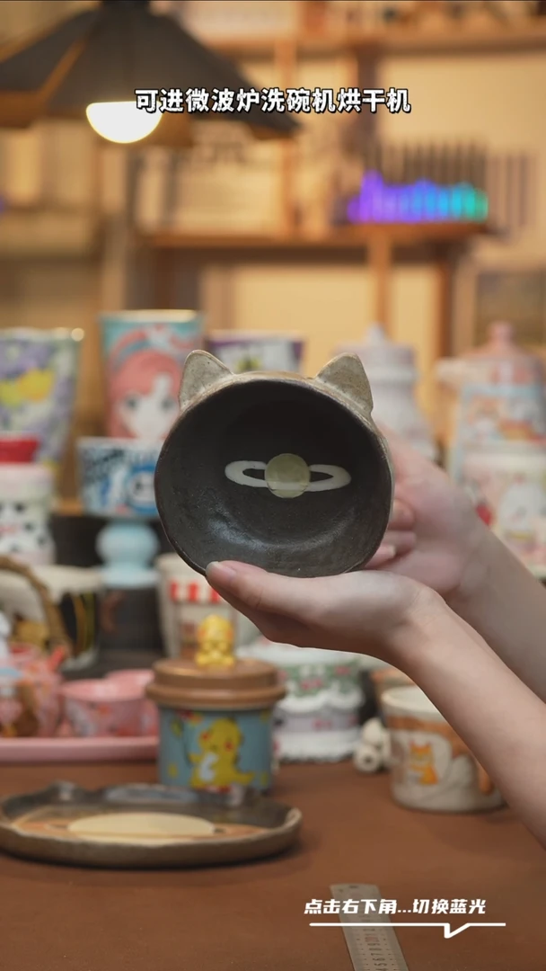 瓷片A108设计师原创手绘陶瓷