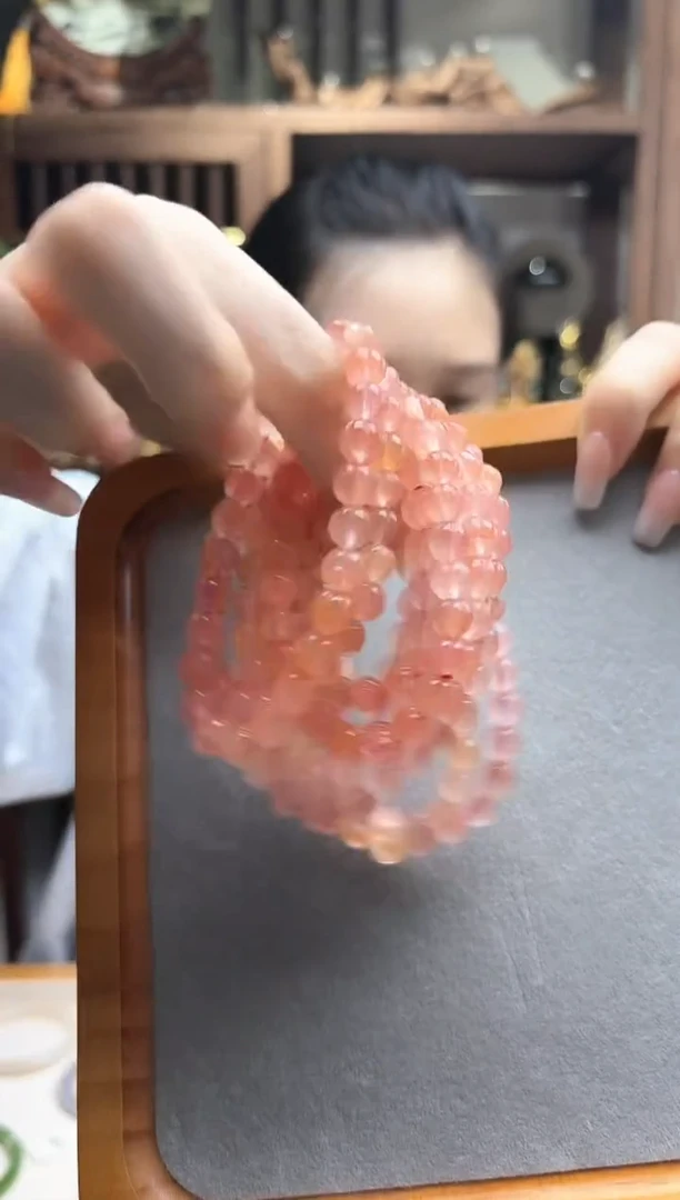 南红玛瑙手串未镶嵌南红瓜珠手串YX多样性发其一