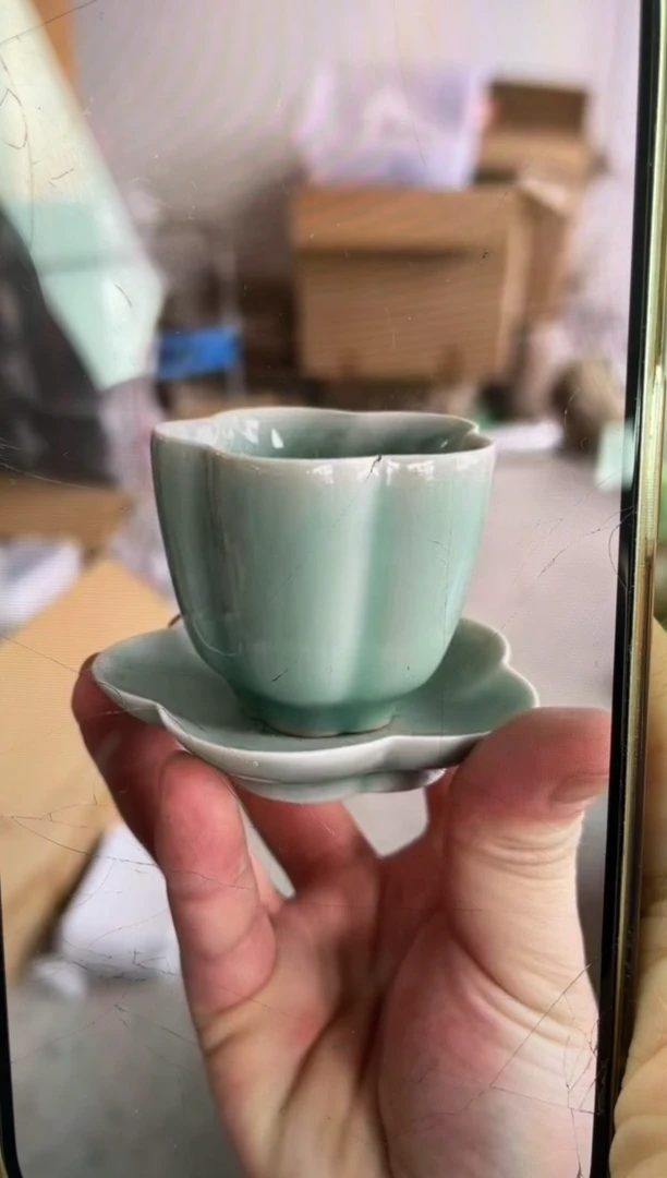 慧仙青瓷1杯1托  源头厂家特价福利