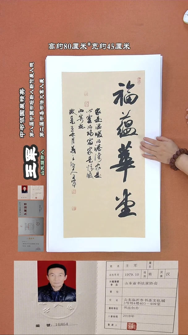 【闪购商品】书法69王军书法作品
