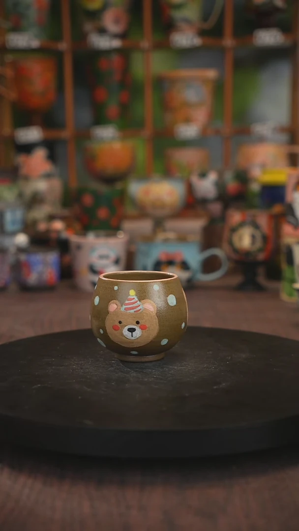 紫砂油画手绘釉下彩