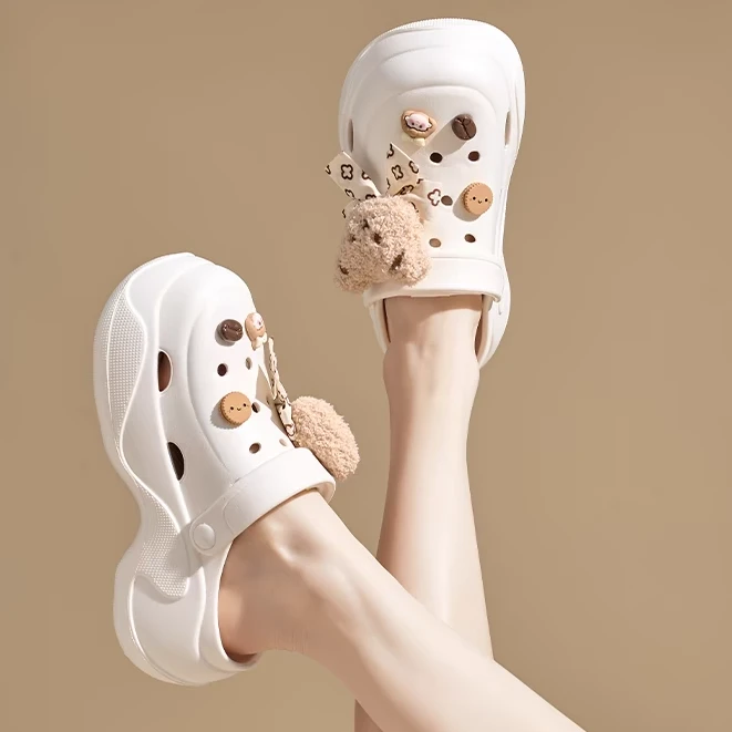 IEF/爱依服2024新款夏季女圆头厚底拖鞋5104-11645-