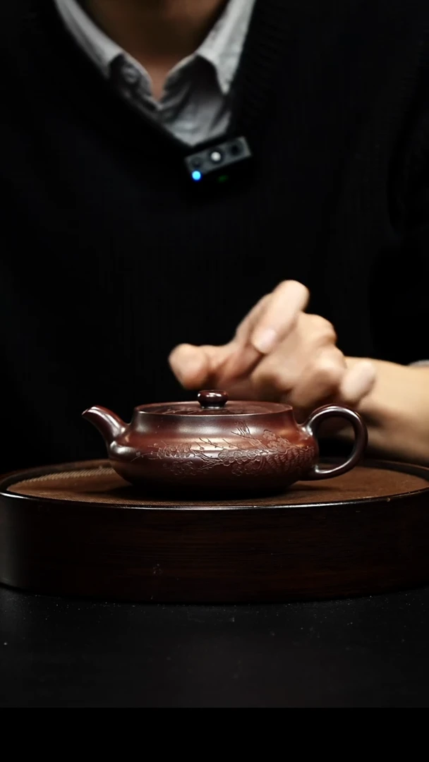 茶壶紫砂宜兴紫砂壶h11335