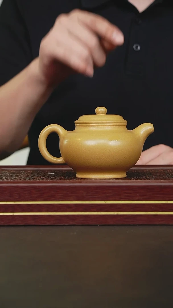 茶壶紫砂LZY 大掇只 黄金段 320cc