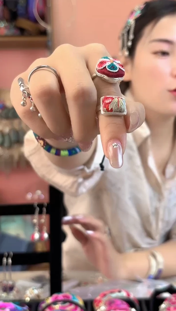 织绣艺枝独绣手工294