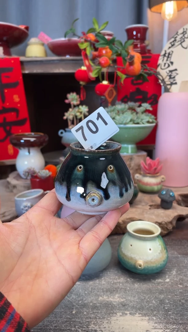 【闪购商品】摆件701知木小芳花盆