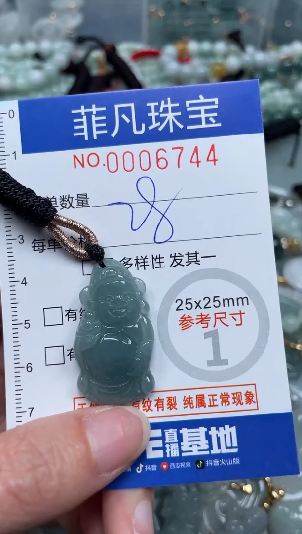 【闪购商品】翡翠颈饰未镶嵌00..6744