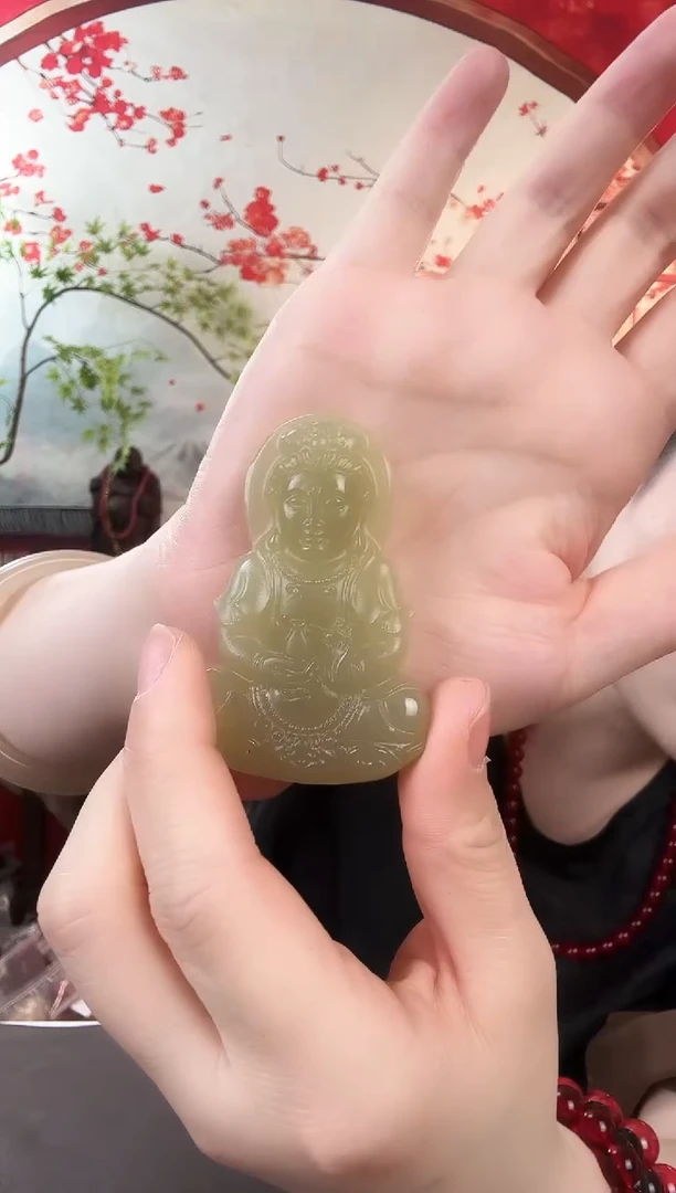 情水观自在吊坠000000