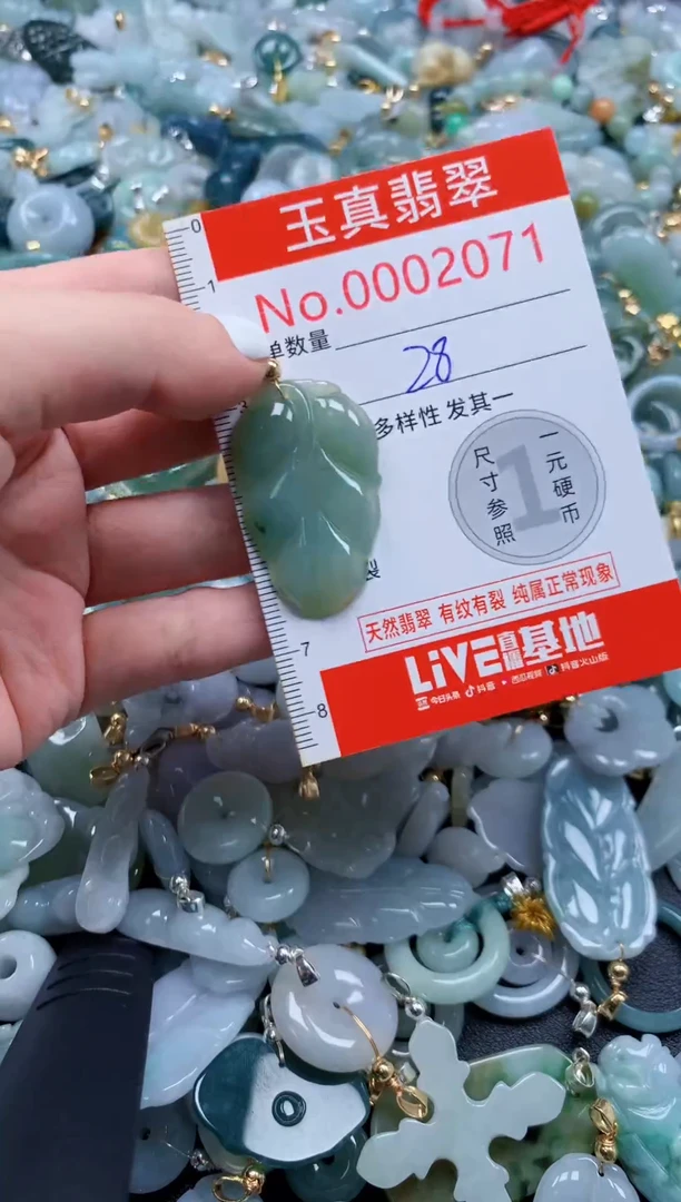 翡翠未镶嵌吊坠(不含链)2071