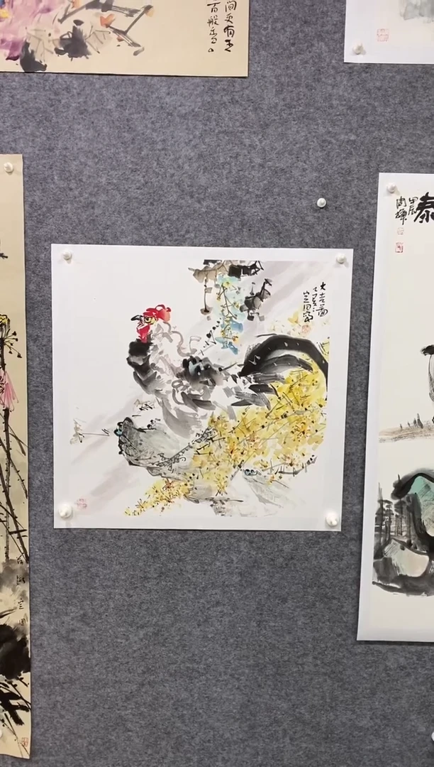 国画尚定固国画作品