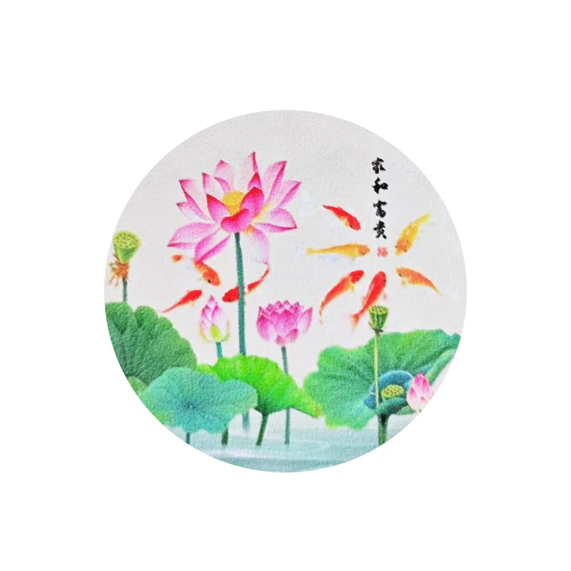 【姚易君推荐】（单个）鞋柜卫生间门厕所马桶荷花贴纸鲤鱼图粘纸