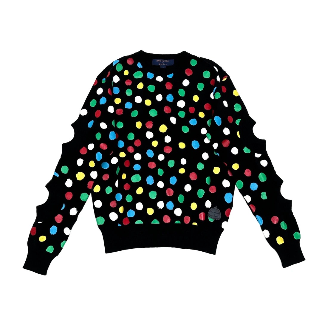 全新未使用 LouisVuitton/路易威登 路易威登 女士彩色波点毛衣