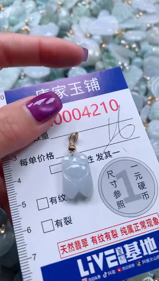 颈饰未镶嵌翡翠4210