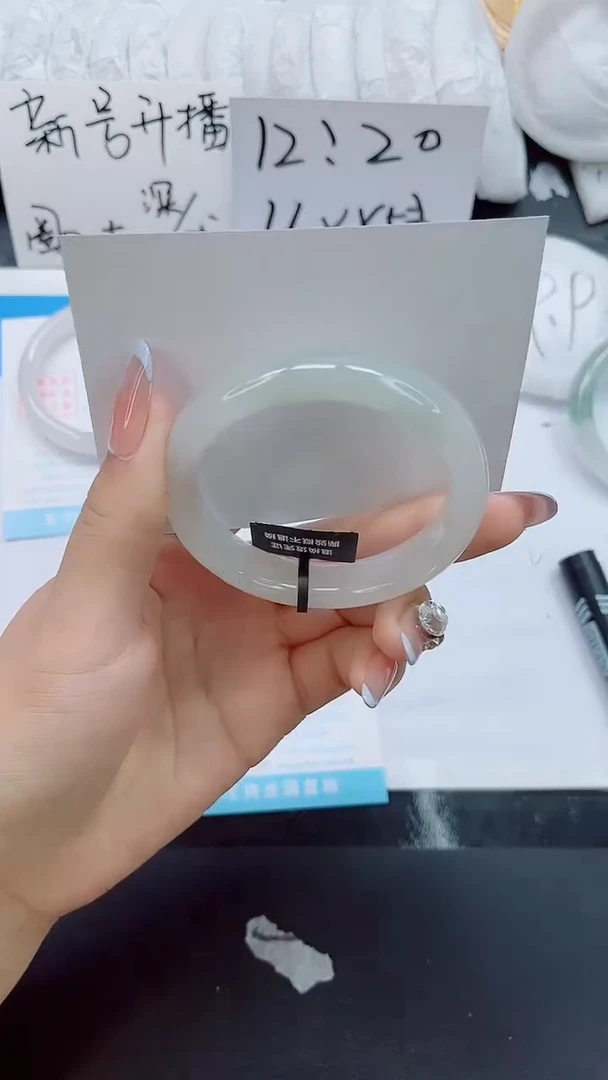 石英质玉手镯未镶嵌0255-圈口55.2