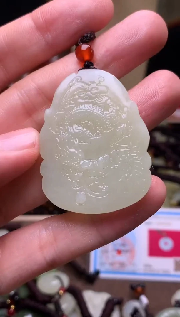 颈饰未镶嵌和田玉新疆料青海料清水和田玉吊坠