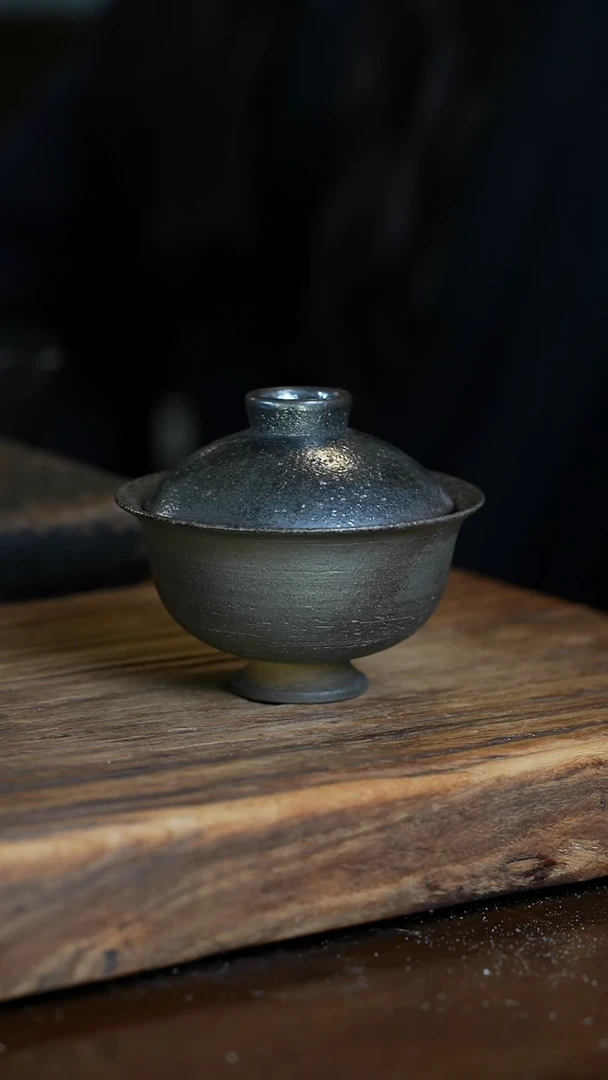 【闪购商品】浪鬼柴烧鬼小柴系列盖碗