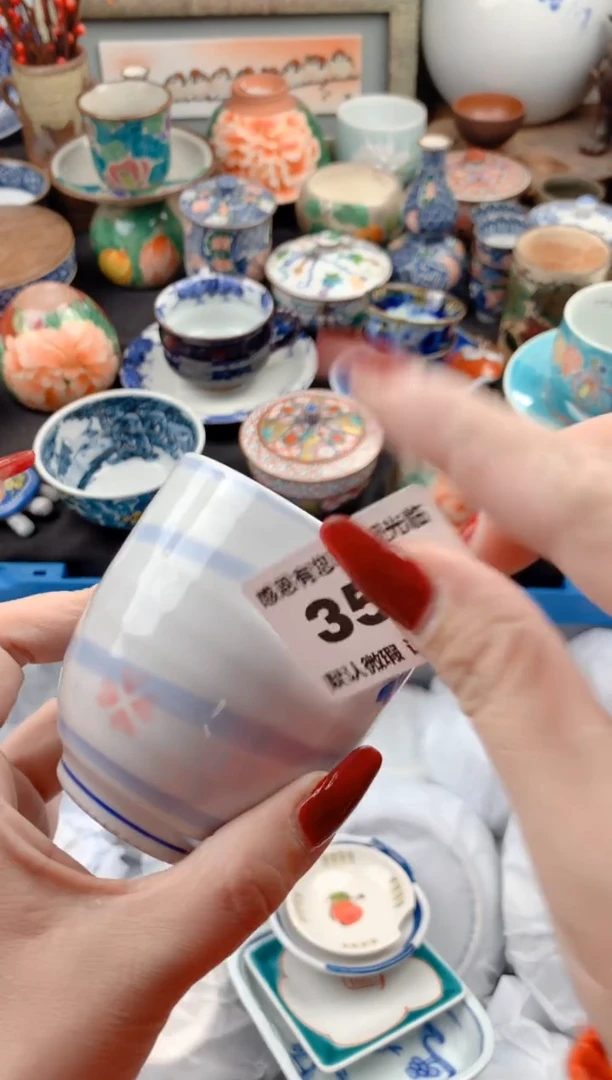 【闪购商品】瓷片350号九姑娘工艺品瓷器