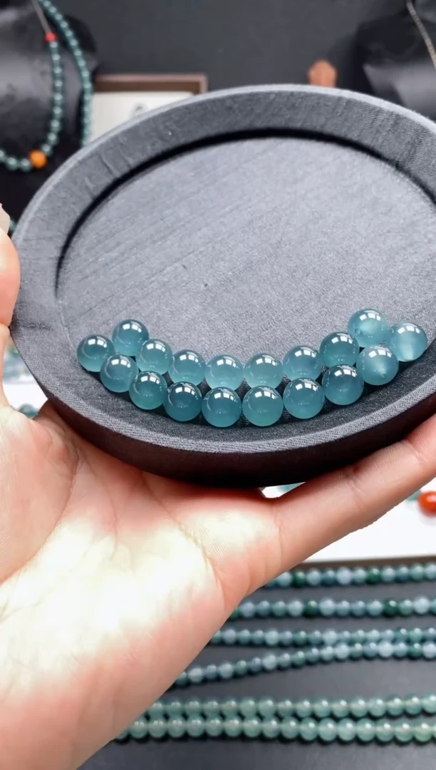 翡翠未镶嵌颈饰东***花0734276990