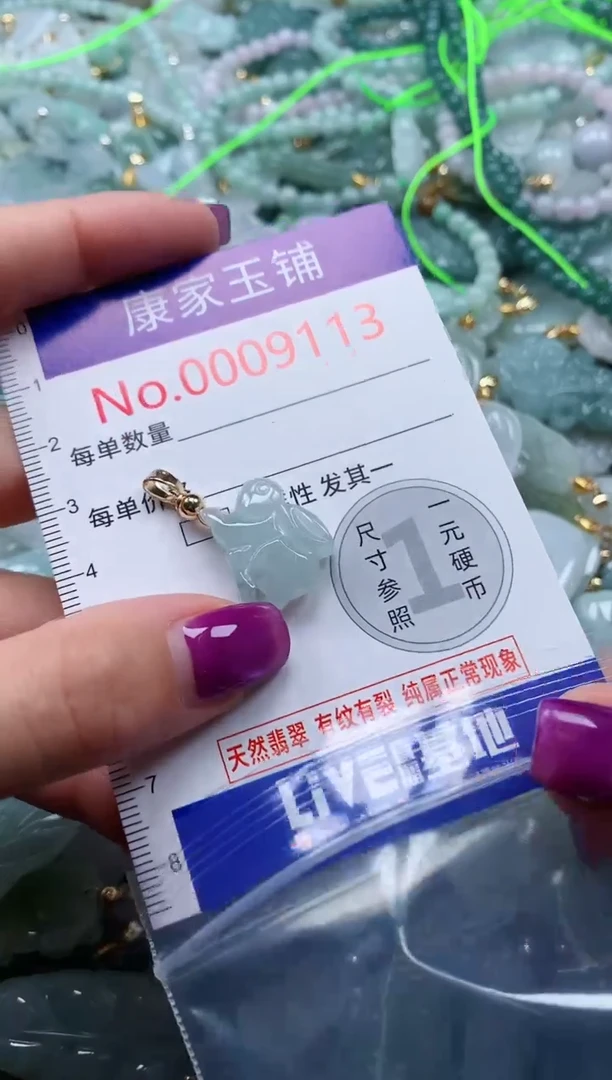 颈饰未镶嵌翡翠9113