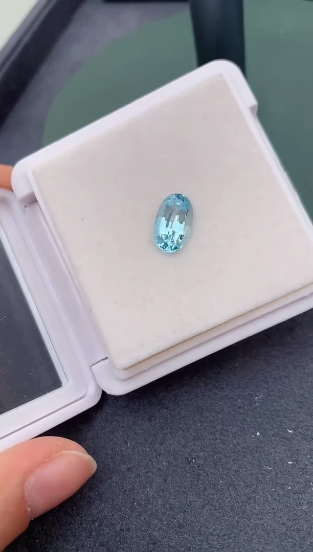 【闪购商品】海蓝宝石裸石未镶嵌2.8ct海蓝宝