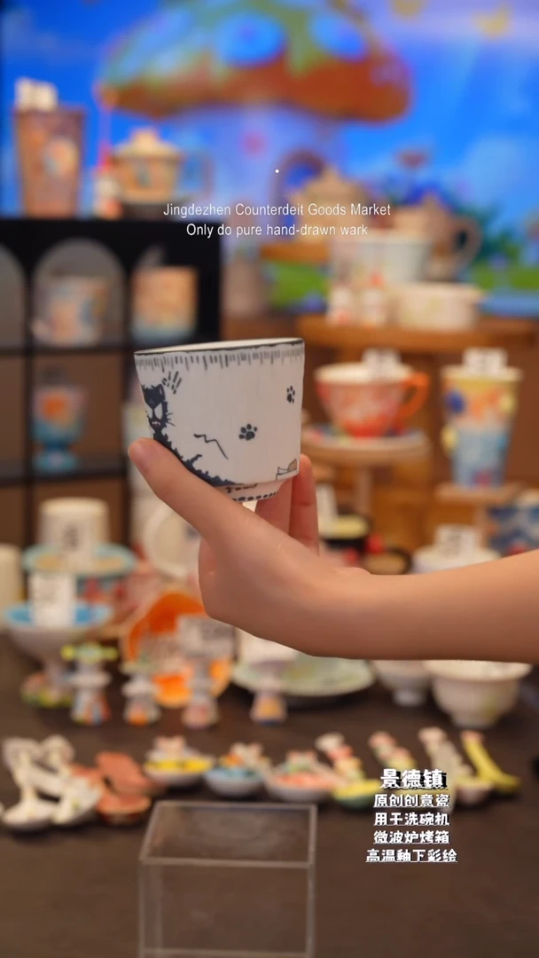 杯子601喵星人手握杯