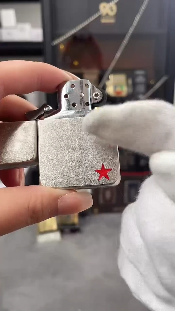 铜ZIPPO 官方正品1941仿古银