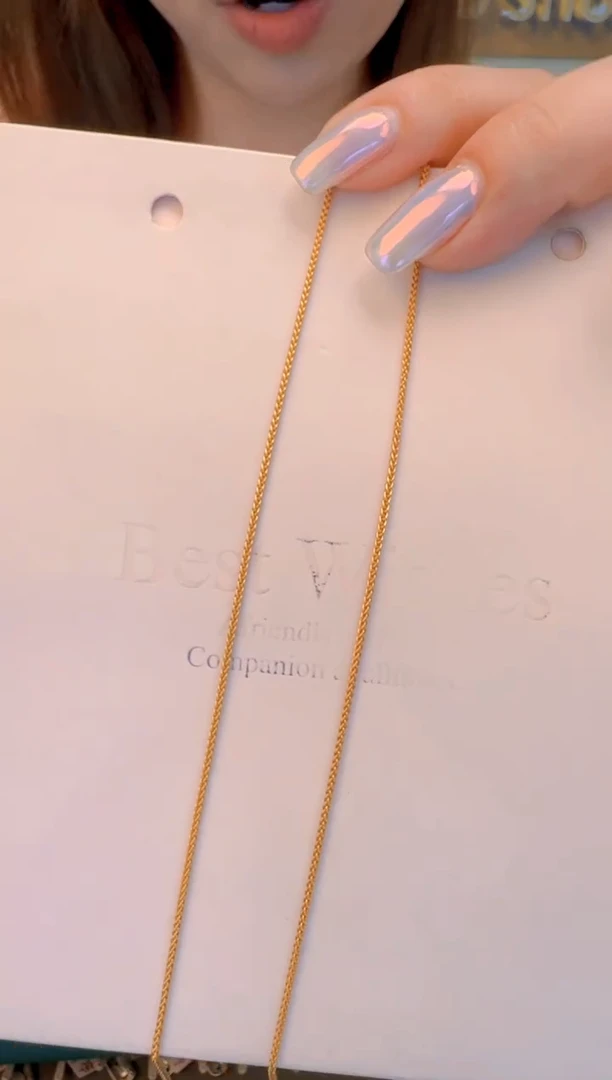 爱心抽拉调节肖邦链60cm 2.93g（多样性发货）
