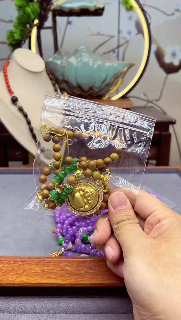 【闪购商品】发晶颈饰14K金镶嵌x805`````