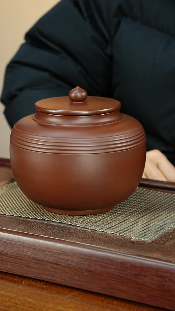 宜兴原矿紫砂茶叶罐