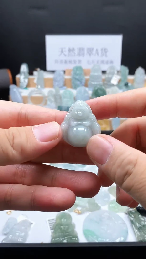 翡翠未镶嵌吊坠(不含链)9 佛公吊坠