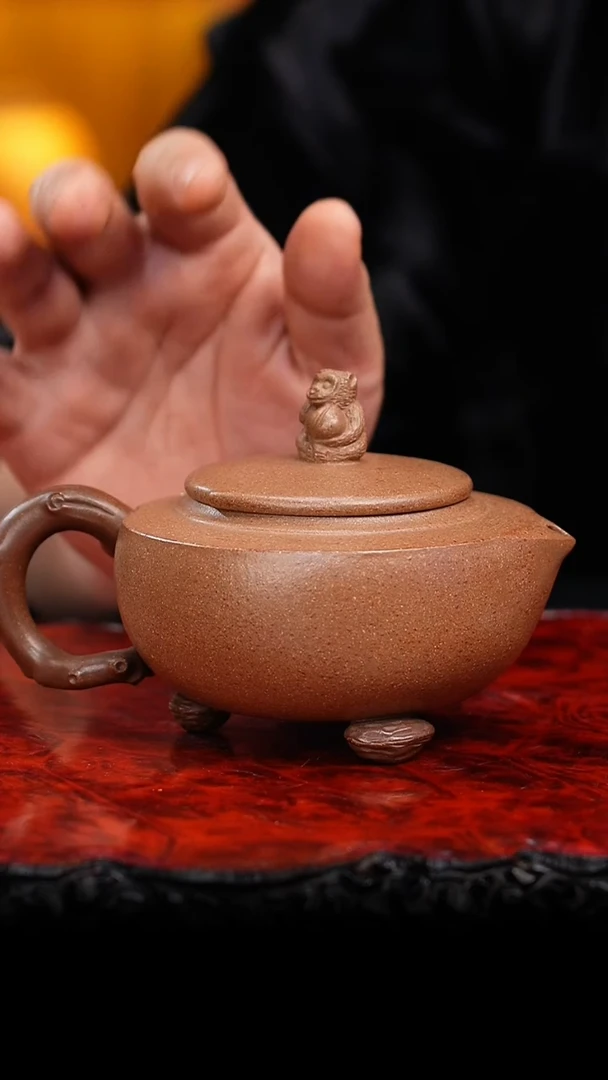 【闪购商品】紫砂茶壶18 婉桃,JYH,段泥