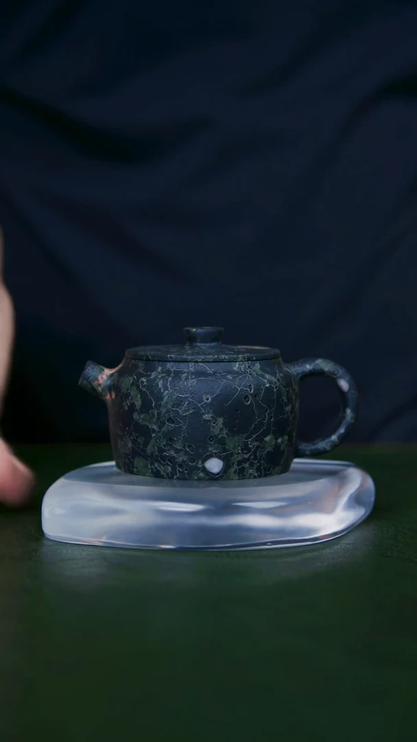 老师手工作品，梅花玉一物一拍