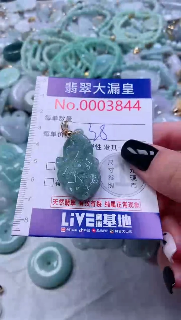 颈饰未镶嵌翡翠3844