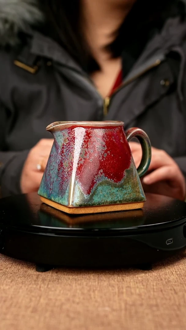 【闪购商品】153#省工一级品原矿钧瓷炉钧釉公道杯