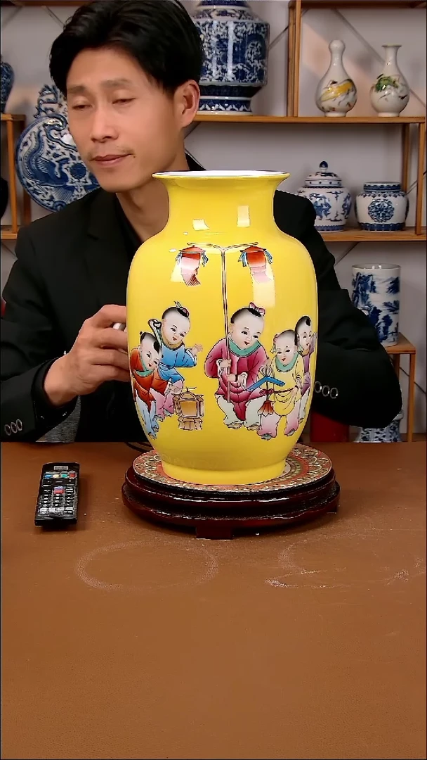 瓶景德镇手工手绘陶瓷摆件27