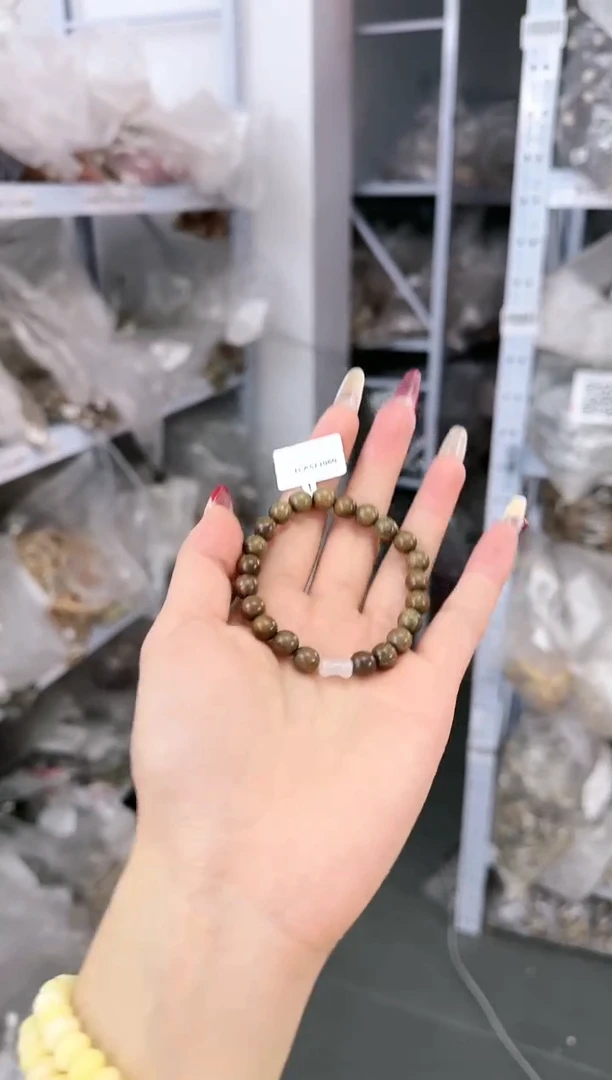 【闪购商品】维腊木（绿檀）手串未镶嵌D-A571060