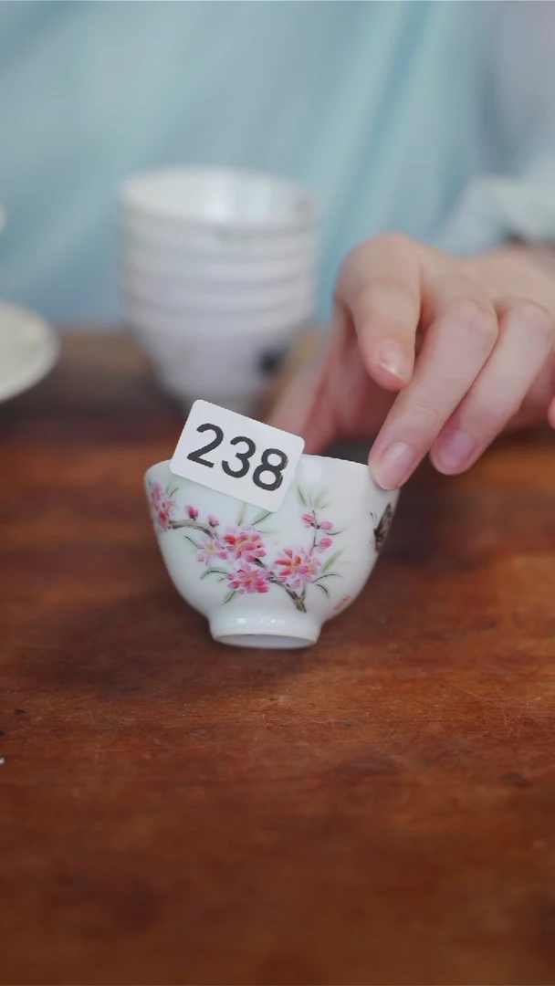 杯等烟雨陶瓷手作主人杯238