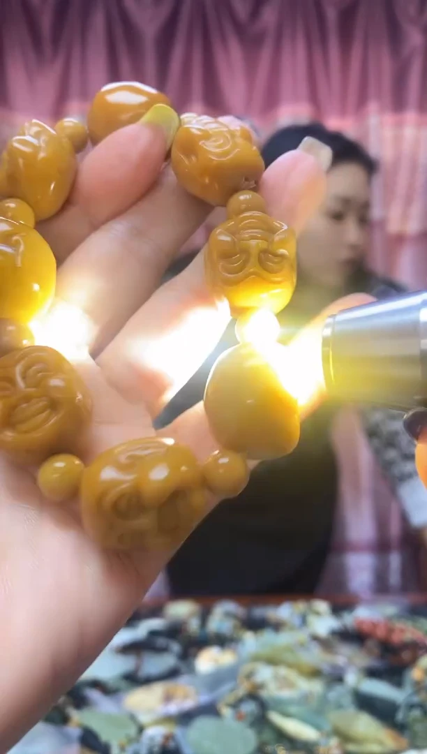 未镶嵌岫玉手串