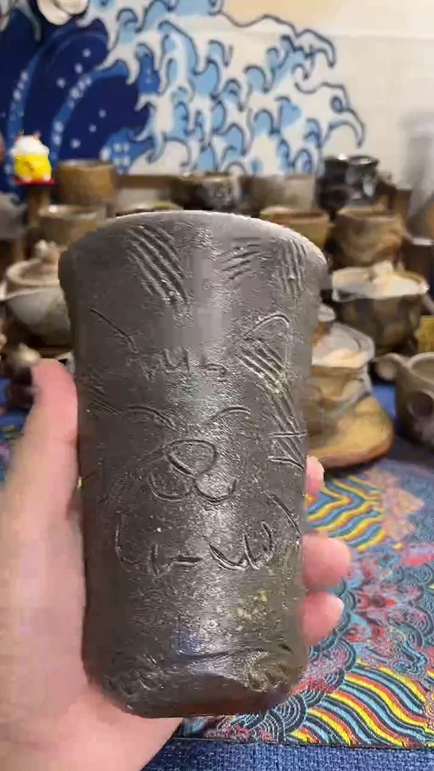 风**蜓杯子日式备前烧茶具茶周边