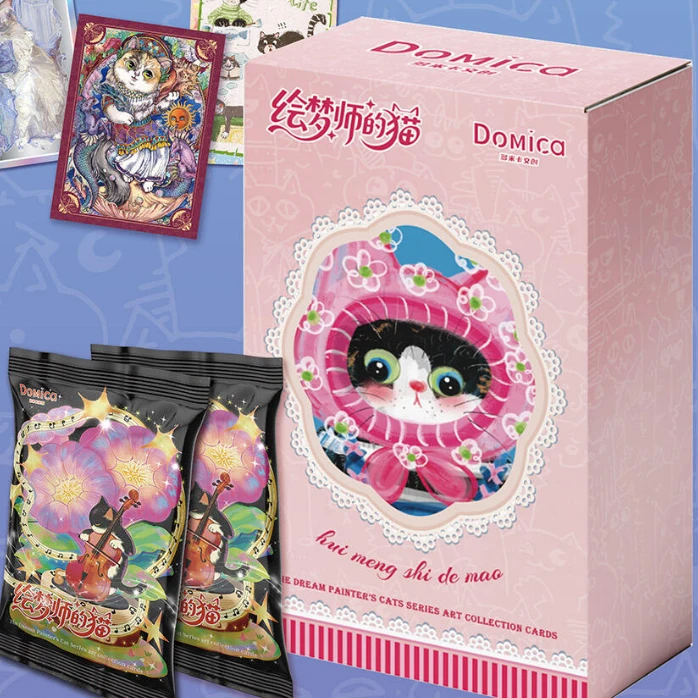 懒【新人浮浮】《绘梦师的猫》DOMICA系列收藏卡牌盲盒默认代拆