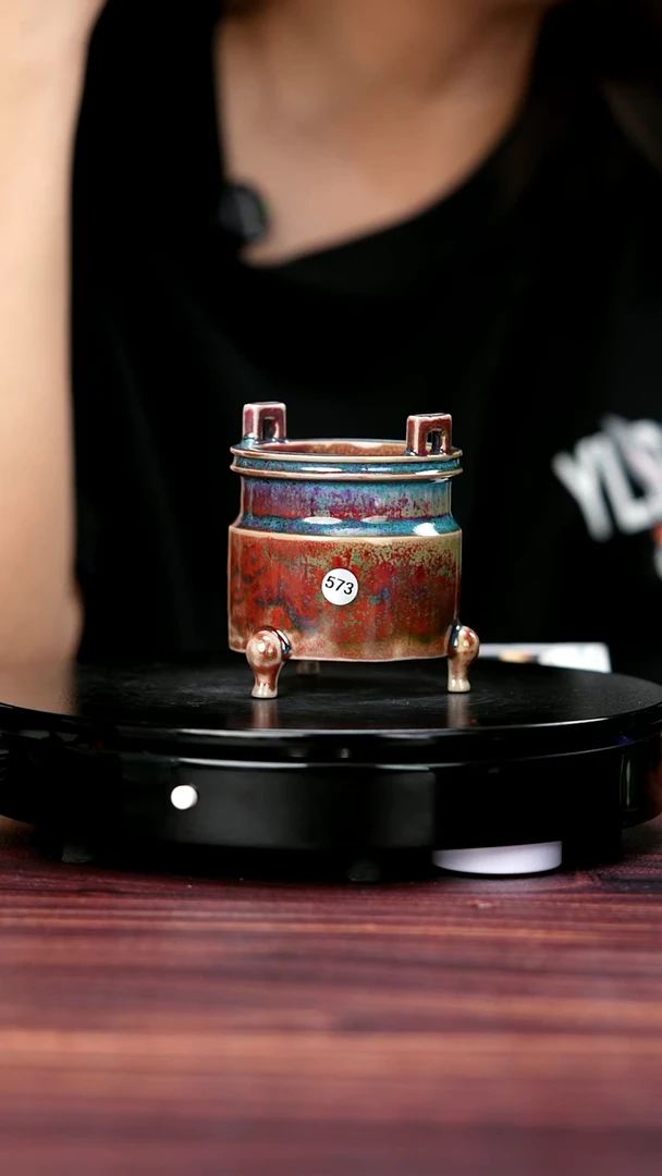 杯子573#李盼龙一级品原矿钧瓷香炉