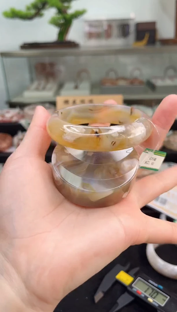 未镶嵌手镯石英质玉602圈口（赠品镯心）3648513