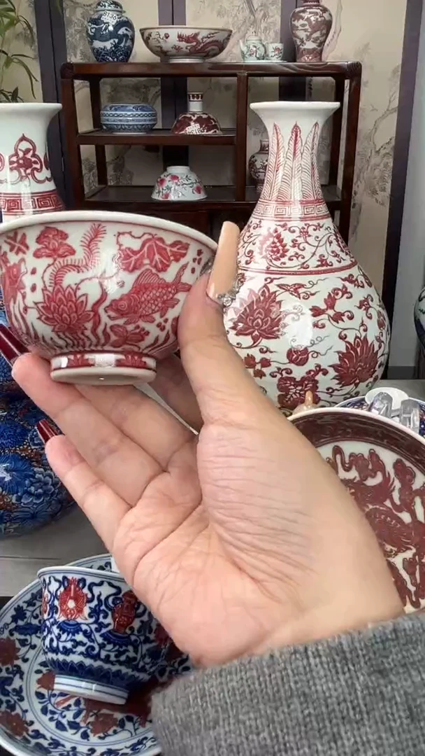 瓷片景德镇毛仔柴窑杯